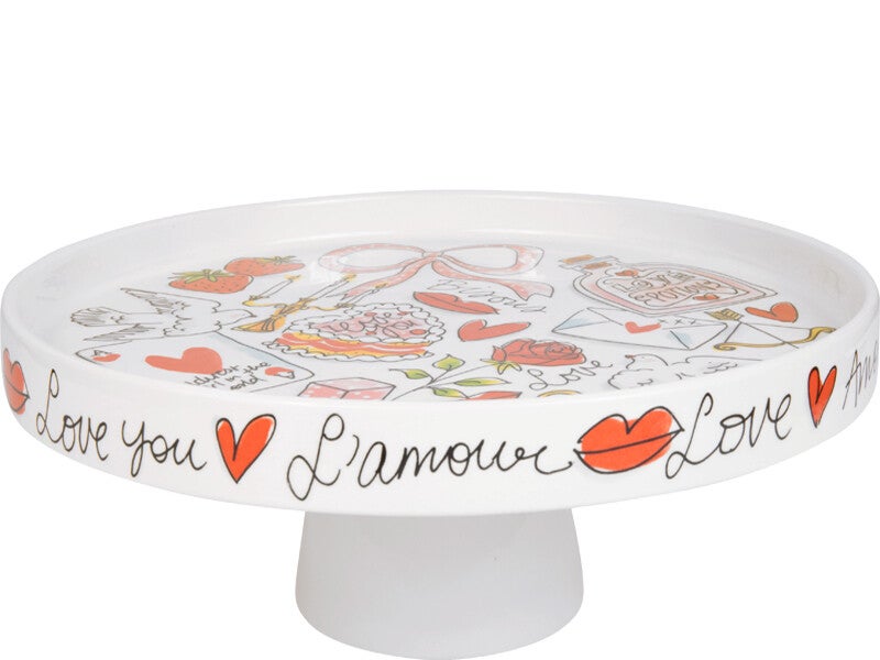 BLOND AMSTERDAM  LOVE: CAKE PLATTER EDGED 24 CM  202325