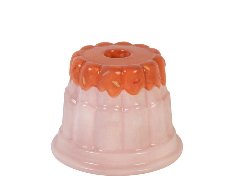 BLOND AMSTERDAM EB: CANDLE HOLDER PUDDING PINK  202337