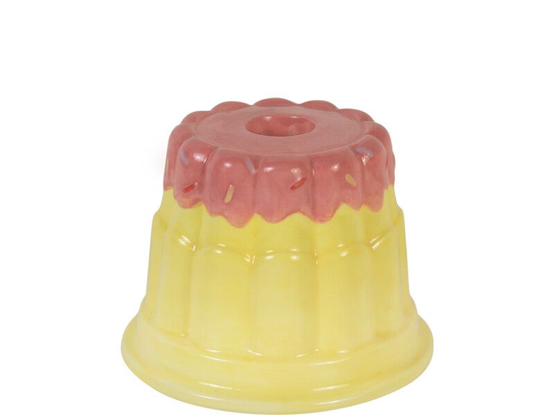 BLOND AMSTERDAM  EB: CANDLE HOLDER PUDDING YELLOW  202338