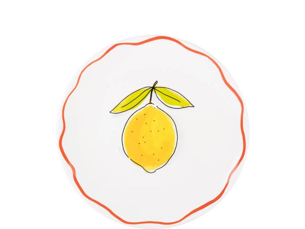 BLOND AMSTERDAM  PASTA: PLATE 18 CM LEMON  202421