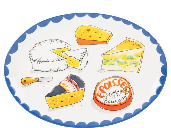 BLOND AMSTERDAM  ED: OVAAL BORD 29 CM SAY CHEESE  202430