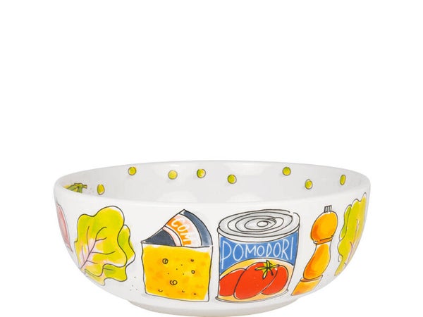 BLOND AMSTERDAM   ED: SCHAAL 24 CM SALAD ICONS  202437