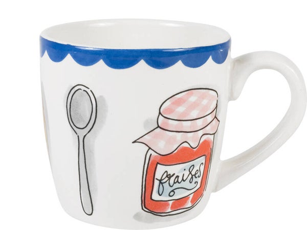 BLOND AMSTERDAM  ED: CAPPUCCINOBEKER 0,5L BREAKFAST ICONS  202439