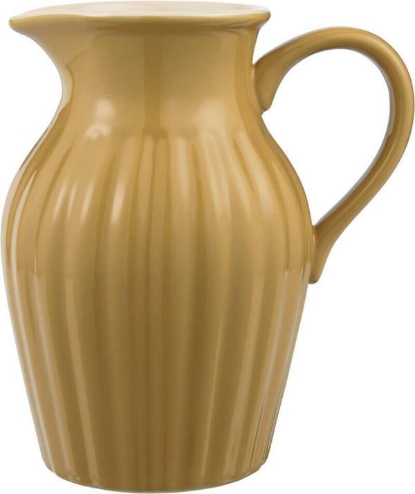 IB-Laursen Pitcher with Grooves - Mynte Mustard  2077-03