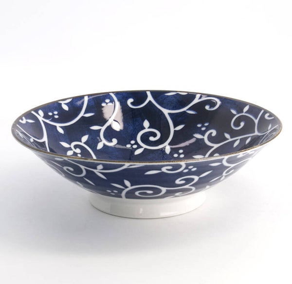 Tokyo Blue Mixed Bowls Ramen 25.4x7.8cm 1600ml Karakusa 20964