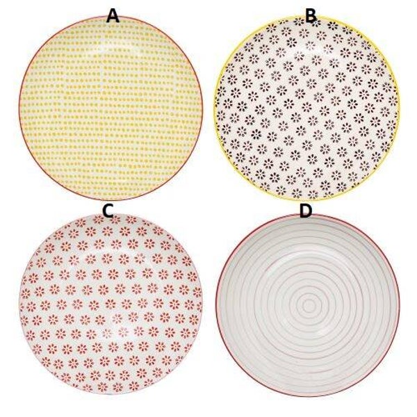 Bloomineville Susie Plate, Multi-color, Stoneware  21105743