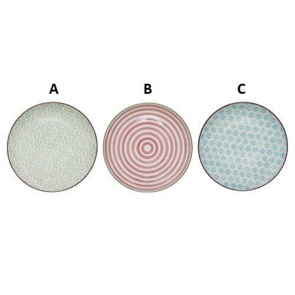 Bloomingville Patrizia Plate, Multi-color, Stoneware  Ø20 cm  21105931