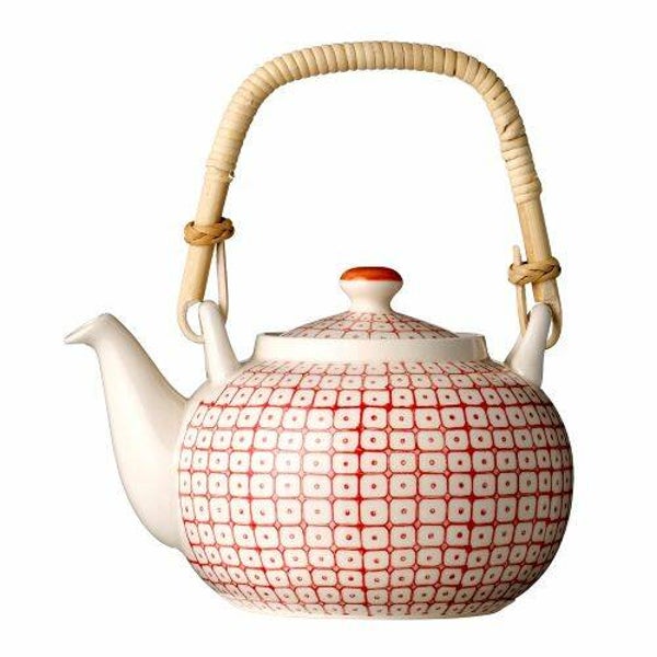 Bloomingville Carla Teapot, Red, Stoneware 217002