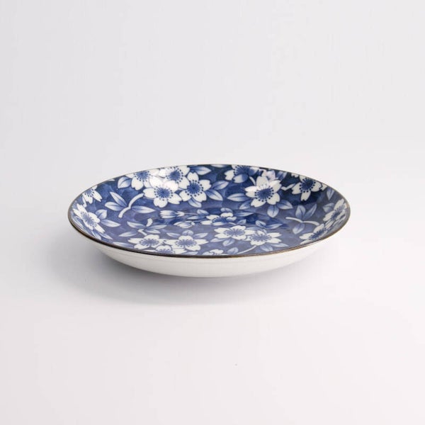 Tokyo Blue Sakura Round Plate 16.5x2.7cm  22631