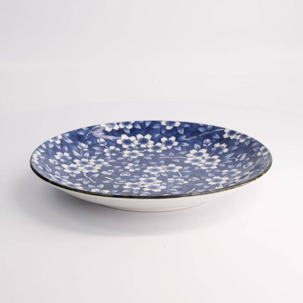 Tokyo Blue Sakura Round Plate 25x3.3cm  22633