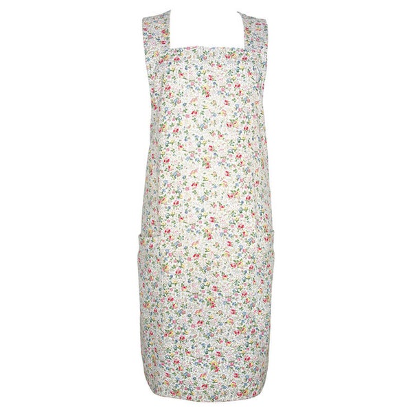 GreenGate 2 Pockets Apron Vivianne White