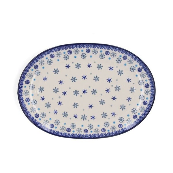 Bunzlau Castle Serving Platter - Ice Stars  2668-2974