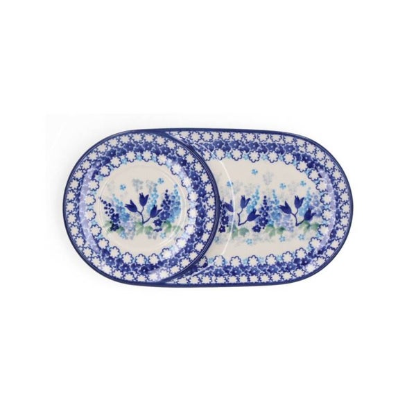 Bunzlau Castle  Saucer - Blue Garden  2690-3316