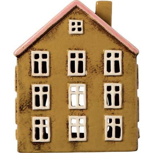Ib-Laursen House f/tealight Nyhavn red door on side  27685-42