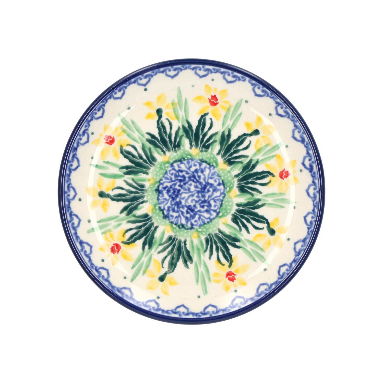 Bunzlau Castle Petit four Ø: 12,3 cm - Dancing Daffodils  2321-2754