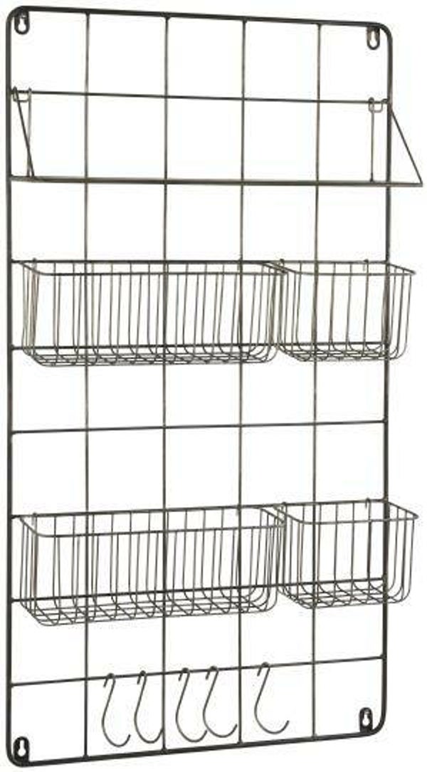 IB-Laursen Hanger w/4 baskets, 1 shelf, and 5 hooks ALTUM 3176-25