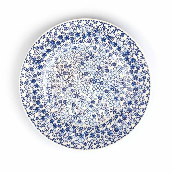 Bunzlau Castle  Melamine Plate Indigo Lace Ø: 25 cm   3622