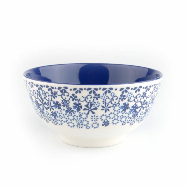 Bunzlau Castle  Melamine Bowl Indigo Lace Ø: 15 cm   3623