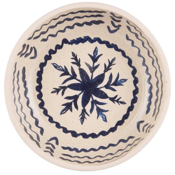 Ib-Laursen  Table bowl blue pattern also f/wall Avignon NON FOOD  3633-00