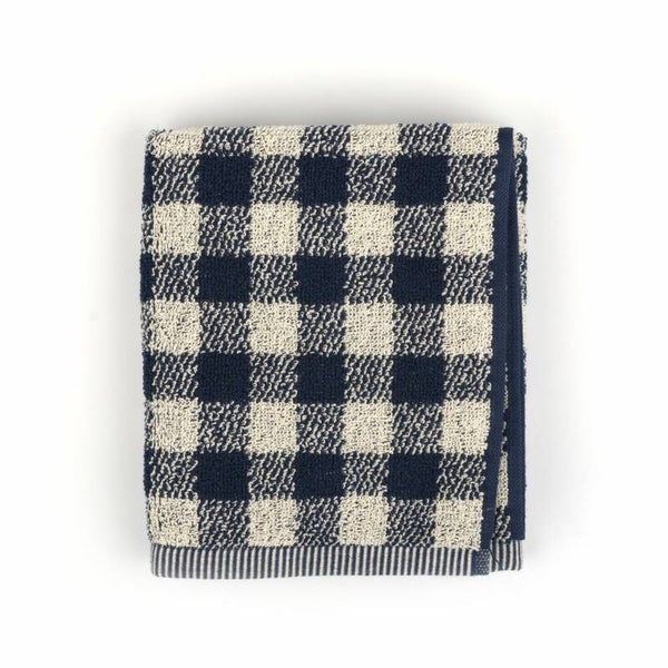 Bunzlau Castle  Kitchen Towel Check Dark Blue  3807