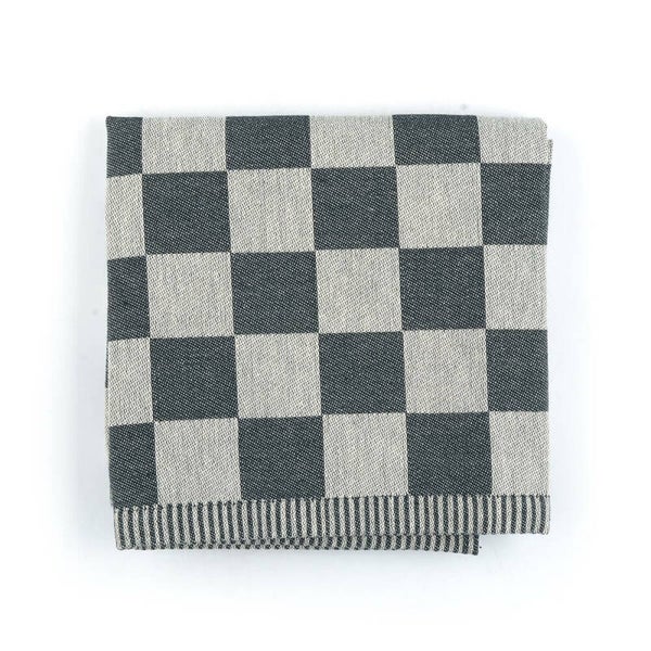 Bunzlau Castle  Tea Towel Check Black  3814