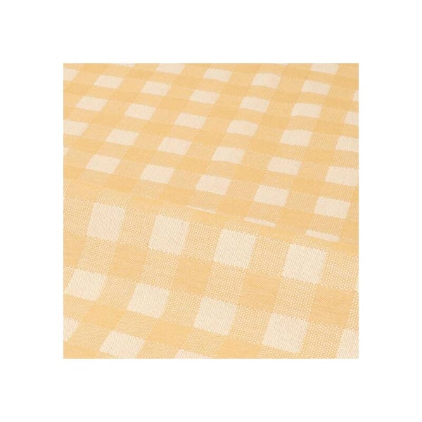 Bunzlau Castle Tea Towel Check Yellow   3866-O