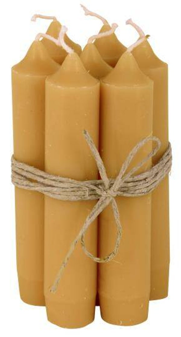 IB-Laursen Short dinner candle mustard  1 pcs 4171-030