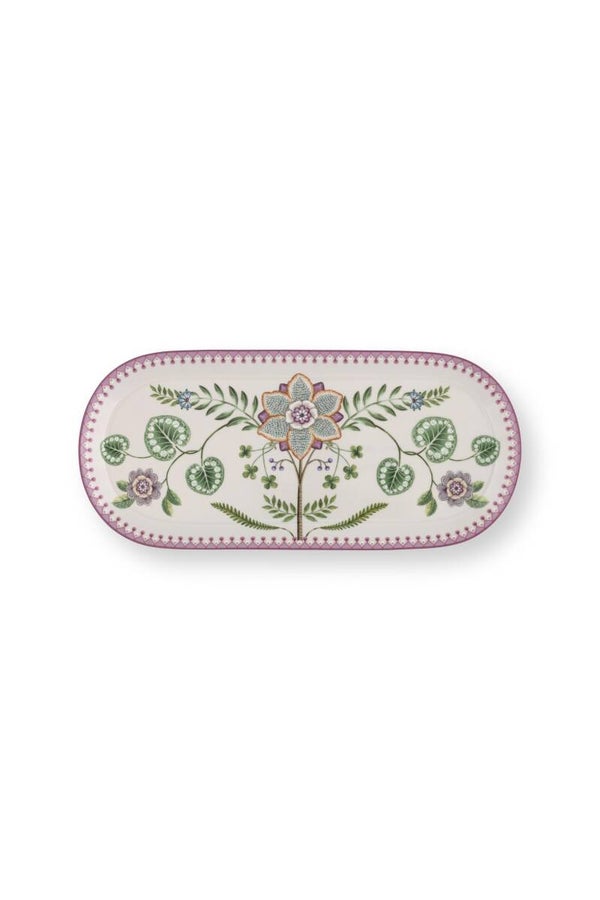 Pip. Cake Tray Lily&Lotus Off White 33.3x15.5cm  51.018.159