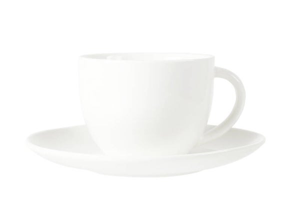 Vt-wonen Tea Cup and Saucer White 175ml  52.004.001