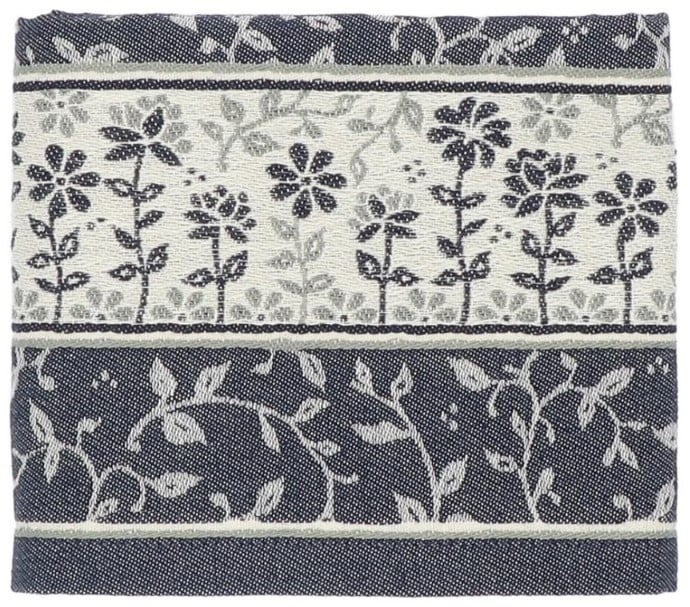 Bunzlau Castle  Tea Towel Daydream Dark Blue GOTS  5422.