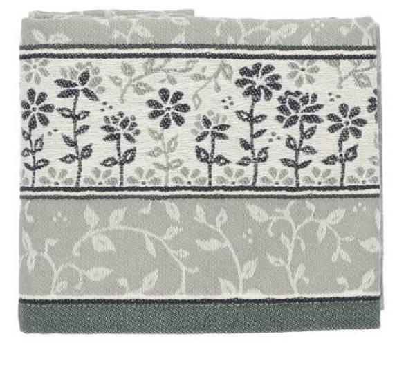 Bunzlau Castle Tea Towel Daydream Dark Green GOTS  5426.