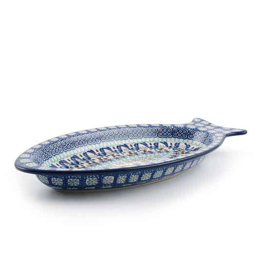 Bunzlau Castle  Plate Fish Shaped Medium Marrakesh  2374-1026