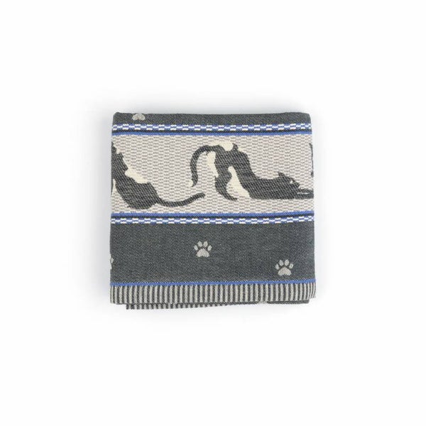 Bunzlau Castle  Theedoek Cats Zwart  6052