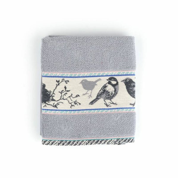 Bunzlau Castle  Kitchen Towel Birds Grey   6059