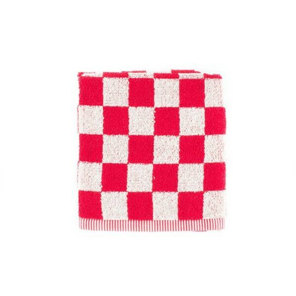 Bunzlau Castle Kitchen Towel Block Red 6111