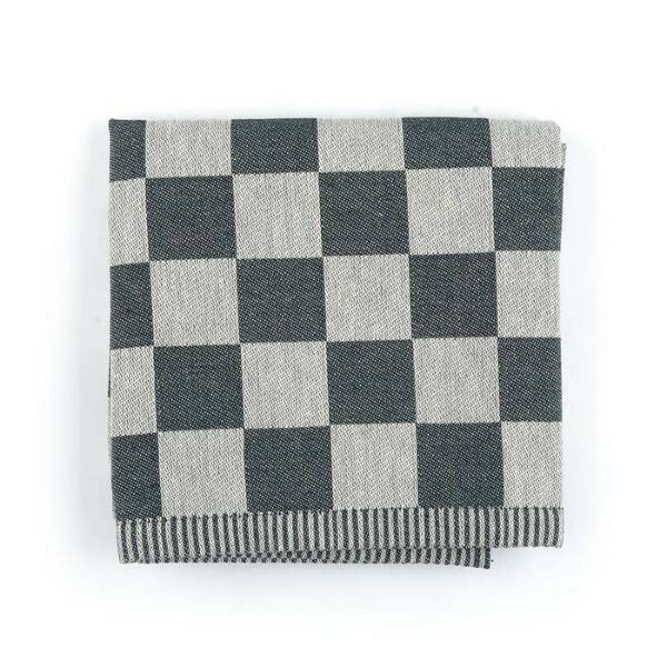 Bunzlau Castle Tea Towel Block Black 6114