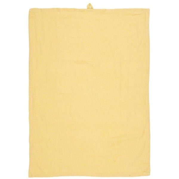 Ib-Laursen Tea towel Freja linen/cotton soft yellow   6303-04