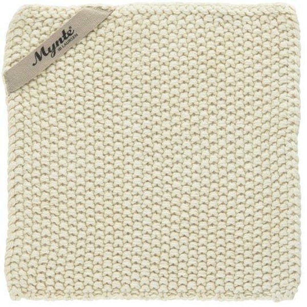 IB-Laursen Pot holder Mynte Latte knitted  6350-01