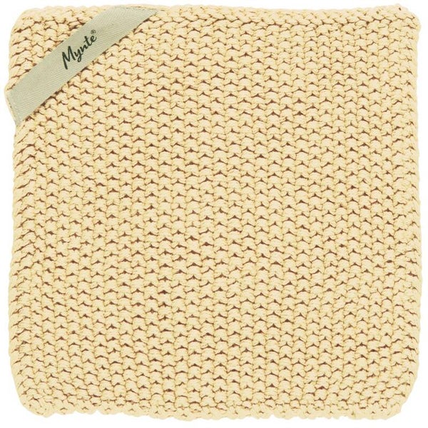 Ib-Lauren  Pot holder Mynte Lemonade knitted    6350-04