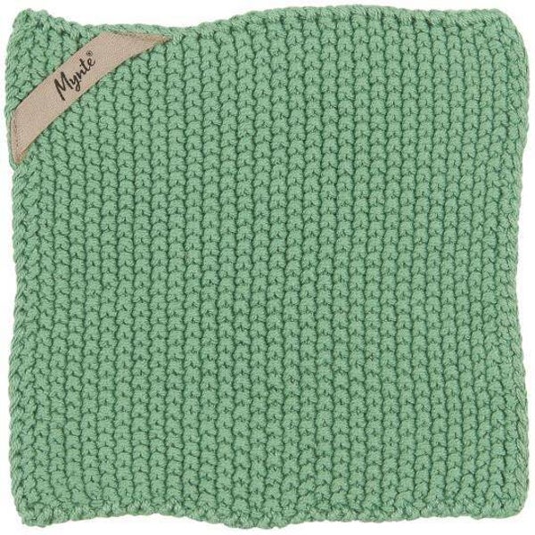 Ib-Laursen Pot holder Mynte Wasabi knitted  6350-42