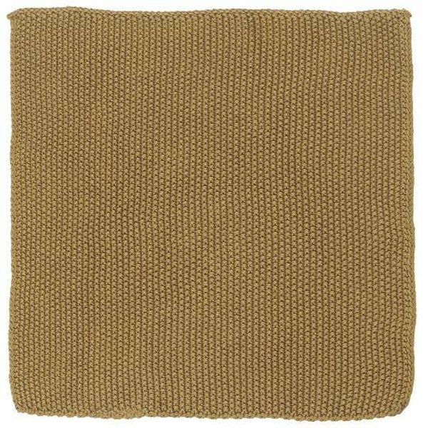 IB-Laursen Dish cloth Mynte Mustard knitted  6351-03