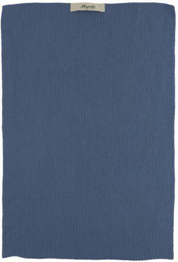 IB-Laursen Towel Mynte Cornflower knitted  6352-09