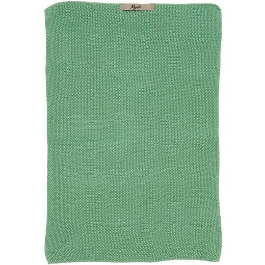 Ib-Laursen Towel Mynte Wasabi knitted  6352-42