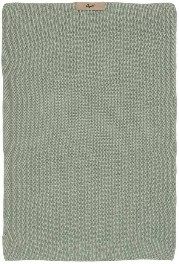 IB-Laursen  Towel Mynte dusty green knitted   6352-81