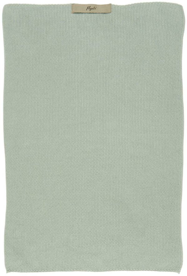 IB-Laursen Towel Mynte aqua haze knitted   6352-83