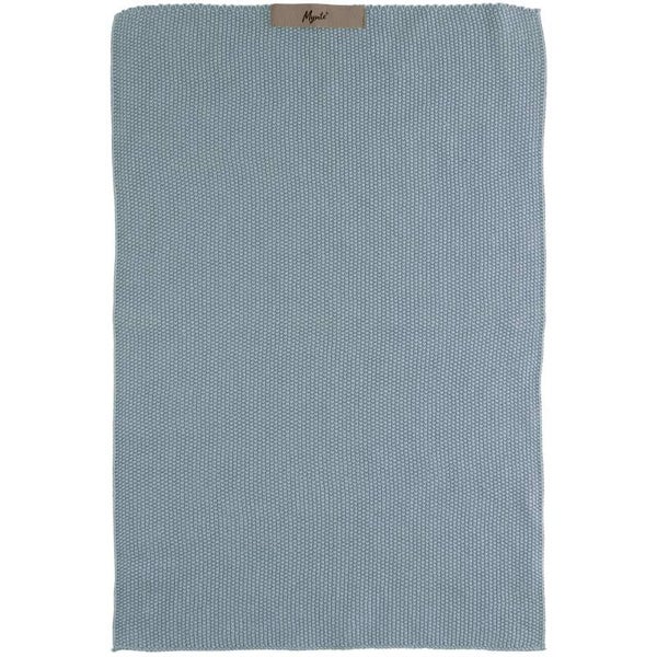 Ib-Laursen  Towel Mynte Blue Bell knitted  6352-95