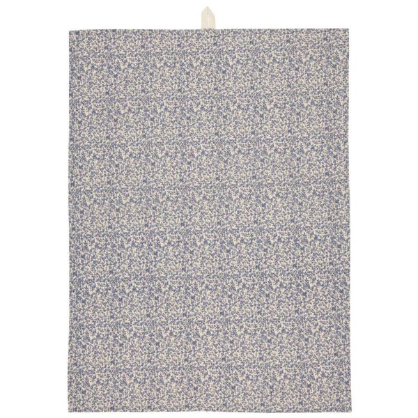 Tea towel Leonora w/blue flowers vines  66133-13