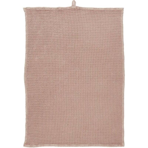 Ib-Laursen  Tea towel waffle pattern light pink  6879-07