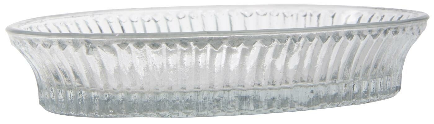 IB-Laursen Glass bowl oval grooved 1146-00