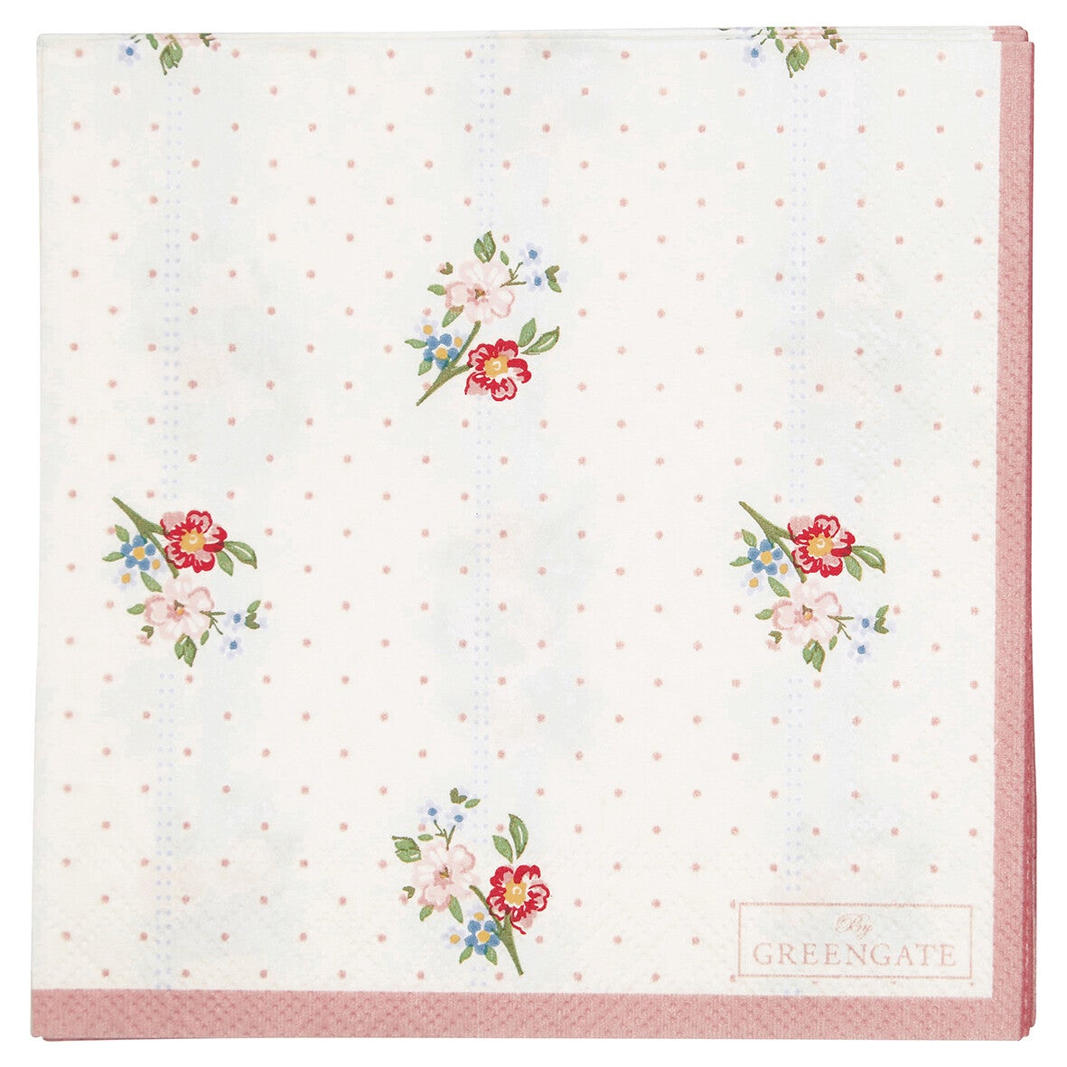 Greengate Napkin Eja white small 20pcs    PAPNAPSEJA0112